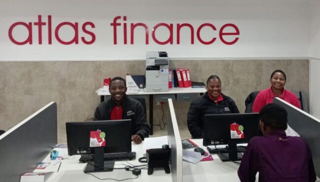 Inside the Atlas Finance New Germany branch, where helpful staff assist with fast easy loans.